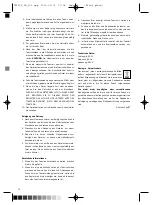 Preview for 10 page of Optimum TS-1505 Operating Instructions Manual