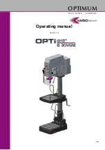 Предварительный просмотр 1 страницы Optimum Vario Select OptiDrill B 30VGM Operating Manual