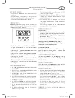 Предварительный просмотр 7 страницы Optimum WG-0010 Operating Instructions Manual