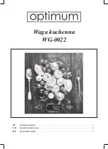 Предварительный просмотр 1 страницы Optimum WG-0022 Operating Instructions Manual