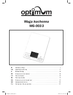 Optimum WG-0033 Operating Instructions Manual предпросмотр