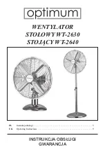 Optimum WT-2630 Instruction Manual предпросмотр