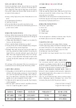 Preview for 12 page of Optimum WT-2630 Instruction Manual