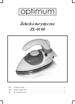 Предварительный просмотр 1 страницы Optimum ZL-0160 Operating Instructions Manual