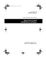 Предварительный просмотр 1 страницы Optimus 12-2152 Owner'S Manual