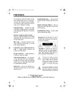 Предварительный просмотр 2 страницы Optimus 14-1115 Owner'S Manual