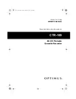 Optimus 14-1116 Owner'S Manual preview