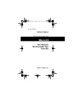 Optimus 14-1162 Owner'S Manual preview