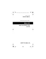 Optimus 14-1168 Owner'S Manual preview