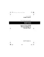 Optimus 14-1255 Owner'S Manual preview