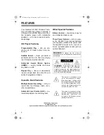 Preview for 2 page of Optimus 14-546A Owner'S Manual