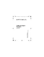 Optimus 32-Minute Digital Recorder Owner'S Manual preview