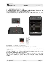 Preview for 13 page of Optimus A-240MZ Installation And Operating Instructions Manual