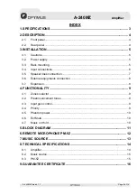 Preview for 19 page of Optimus A-240MZ Installation And Operating Instructions Manual