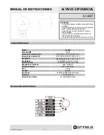 Optimus AC-650T Instruction Manual preview