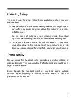 Preview for 7 page of Optimus AM/FM Headset Radio Owner'S Manual