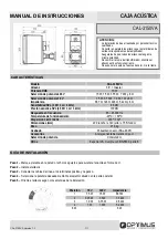 Optimus CAL-3150VA Instruction Manual preview