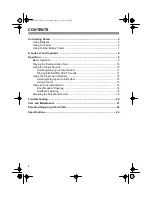 Preview for 4 page of Optimus CONCERTMATE 575 Owner'S Manual