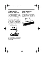 Preview for 8 page of Optimus CONCERTMATE 970 Owner'S Manual