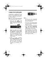 Preview for 22 page of Optimus CONCERTMATE 970 Owner'S Manual