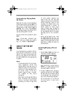 Preview for 13 page of Optimus Concertmate 975 Owner'S Manual