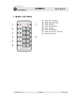 Preview for 5 page of Optimus CP30MP3 Installation And Operating Instructions Manual