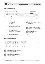 Предварительный просмотр 4 страницы Optimus CP40-MP3BT Installation And Operating Instructions Manual