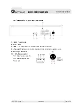 Preview for 23 page of Optimus EDC-1000 SERIES Instruction Manual