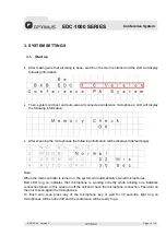 Preview for 24 page of Optimus EDC-1000 SERIES Instruction Manual