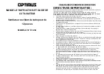 Preview for 5 page of Optimus F-1230S Instruction Manual And Owner'S Manual