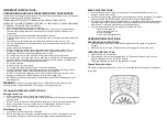 Предварительный просмотр 2 страницы Optimus F-4182 Instruction Manual And Owner'S Manual