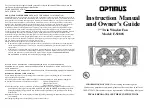 Optimus F-5280S Instruction Manual предпросмотр