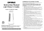 Optimus F-7345WH Instruction Manual preview