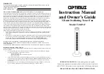 Optimus F-8449-F Instruction Manual And Owner'S Manual предпросмотр