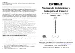 Предварительный просмотр 3 страницы Optimus F-8449-F Instruction Manual And Owner'S Manual