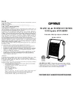 Preview for 3 page of Optimus H-5511 Instruction Manual And Owner'S Manual