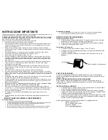 Preview for 4 page of Optimus H-5511 Instruction Manual And Owner'S Manual