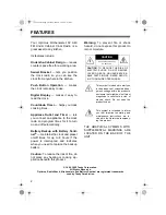 Preview for 2 page of Optimus KITCHENMATE 102 Owner'S Manual