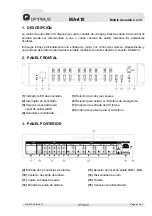 Preview for 4 page of Optimus MA-410 Installation And Operating Instructions Manual