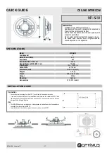 Preview for 2 page of Optimus MP-A254 Quick Manual