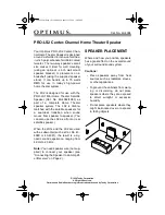 Optimus PRO-LS2 User Manual preview