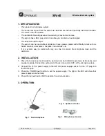 Preview for 7 page of Optimus SIV-40 Installation And Operating Instructions Manual