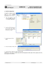 Preview for 11 page of Optimus UMX-CC Operating Instructions Manual