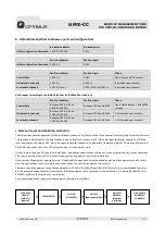 Preview for 12 page of Optimus UMX-CC Operating Instructions Manual