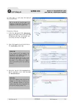 Preview for 14 page of Optimus UMX-CC Operating Instructions Manual