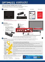 Предварительный просмотр 1 страницы Optimuss Underline 3in1 Quick Start Manual