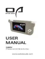 Option Audio OA9SV User Manual preview