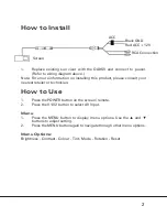 Preview for 5 page of Option Audio OA9SV User Manual