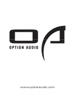 Preview for 8 page of Option Audio OA9SV User Manual