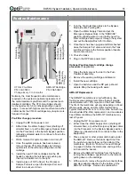 Preview for 16 page of OptiPure BWS350 Installation, Operation & Maintenance Manual